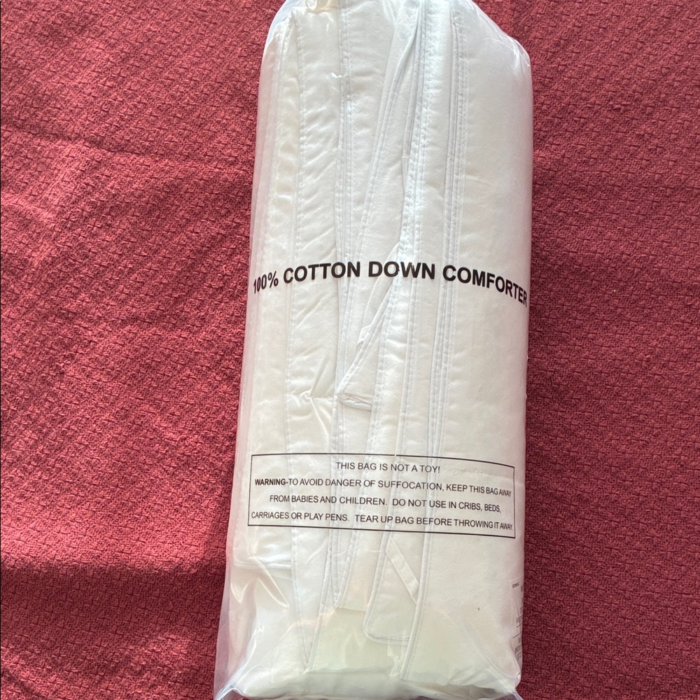 Cotton Down Comforter - White